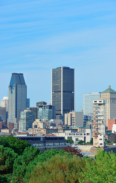 the-montreal-skyline-against-a-blue-sky